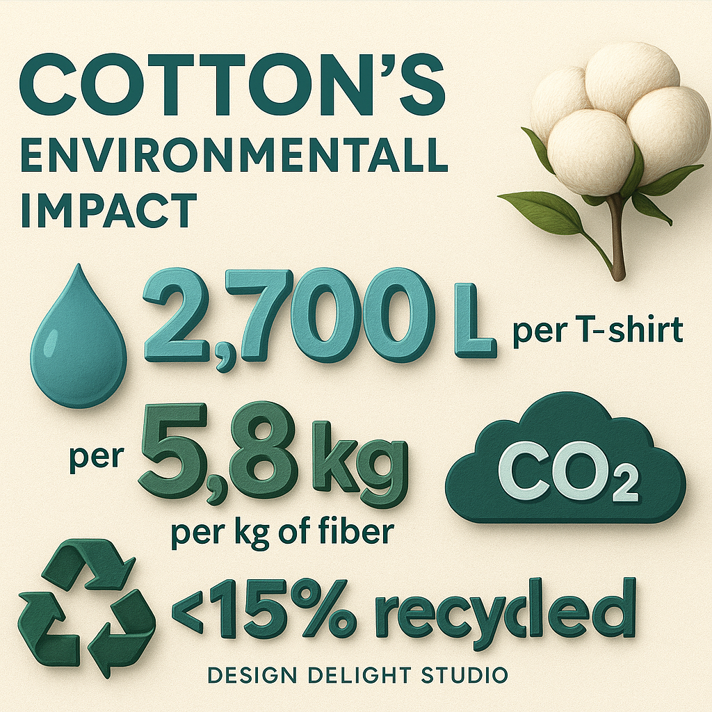 Cotton’s Environmental Impact: Water, CO₂ & More | Design Delight Studio