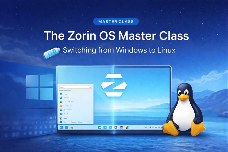Zorin OS Master Class: Switch from Windows (Dual-Boot + Full Install)