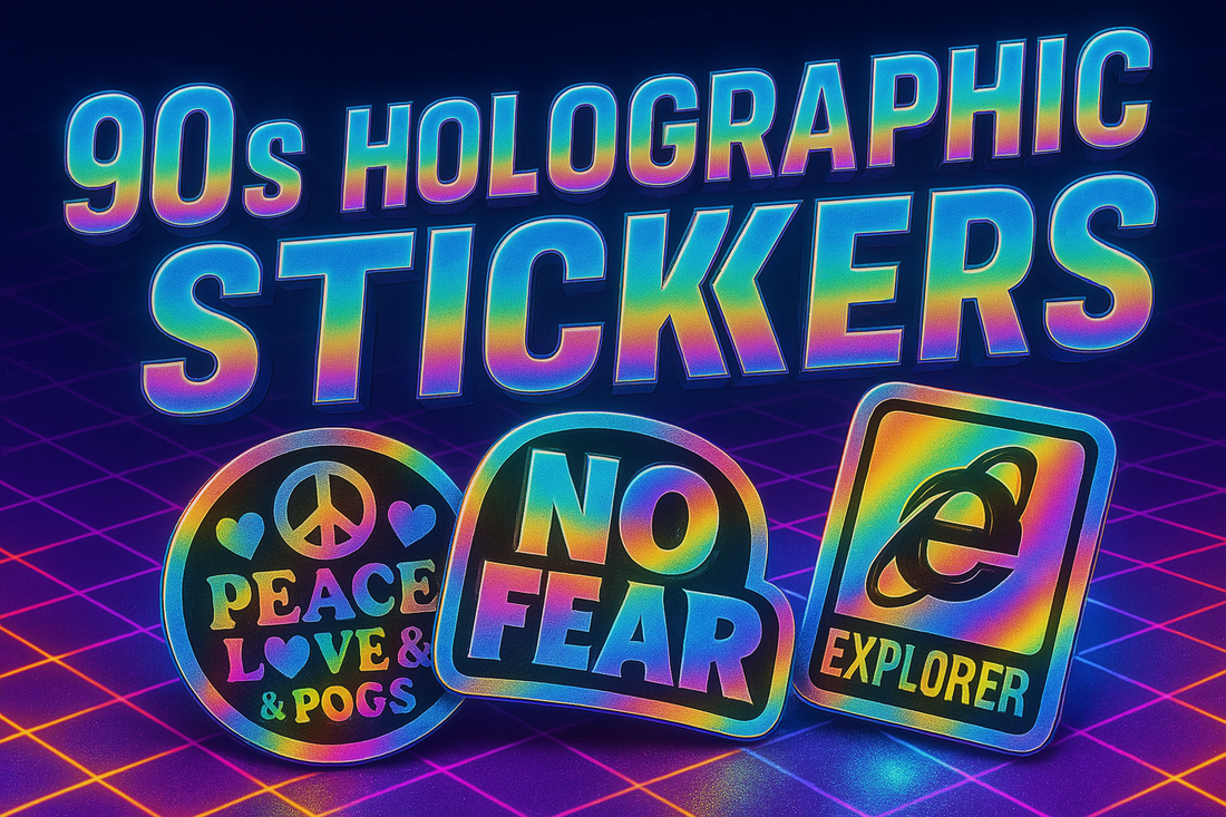 Introducing Our New 90s Holographic Stickers Collection