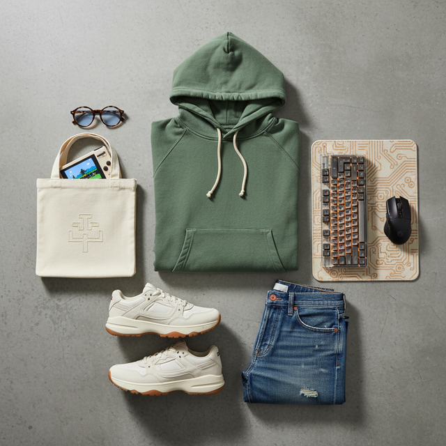 Organic Gamer Sweatshirt - Eco Level Up Wear