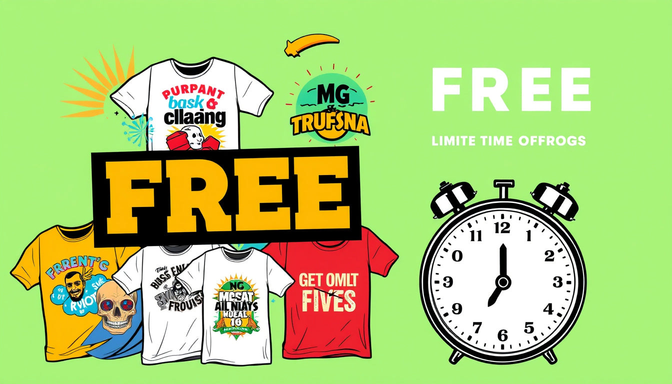 Unlock Your Creativity: Grab Your FREE Custom T-Shirt Design Before Time Runs Out!