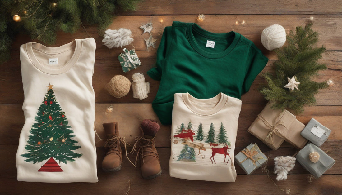 Elevate Your Holiday Spirit with Stylish Organic Cotton Christmas Tees