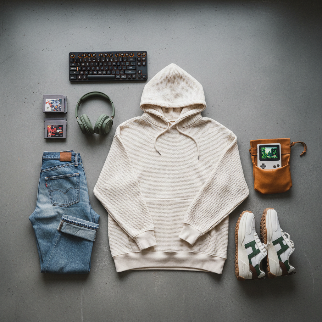 Organic Gamer Sweatshirt - Eco Level Up Wear