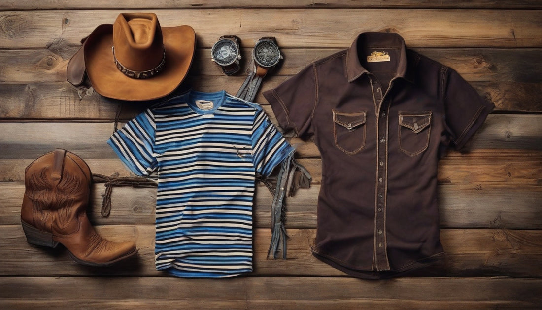Stylish Striped Cowboy T-Shirts: The Ultimate Blend of Western Charm and Modern Fashion