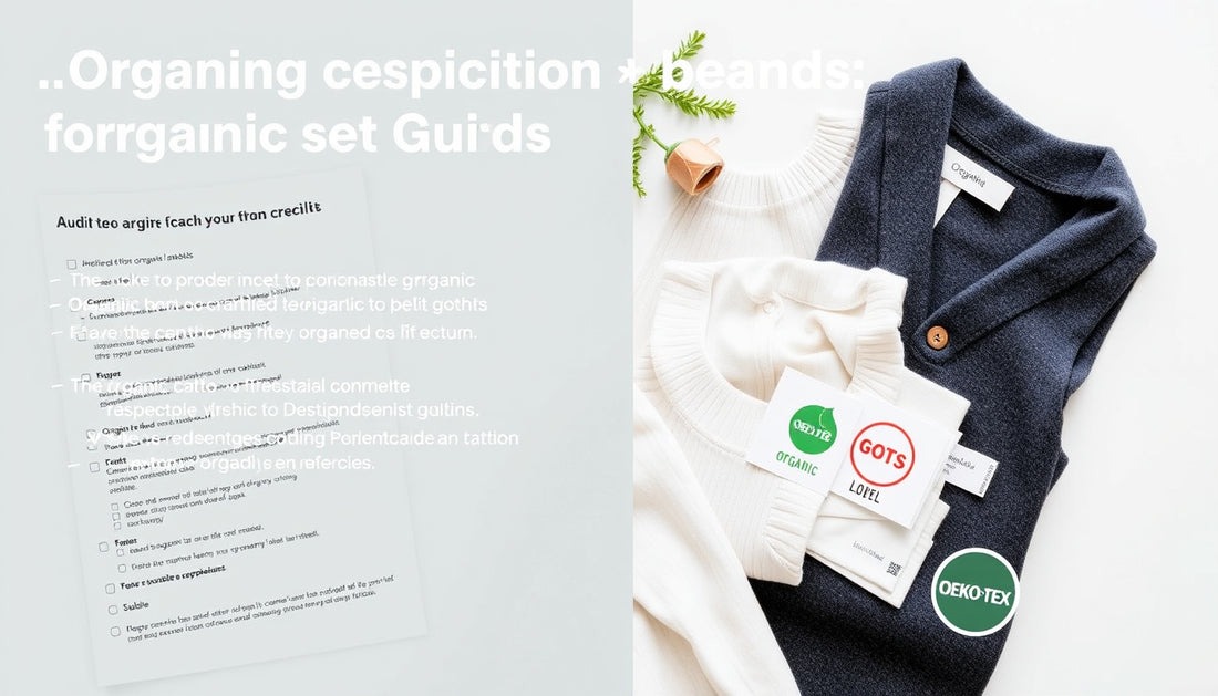 How to Audit Fashion Brands for Organic Certifications: A Step-by-Step Guide