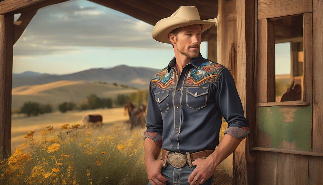 Unleash Your Western Style: The Ultimate Guide to Pearl Snap Cowboy T-Shirts