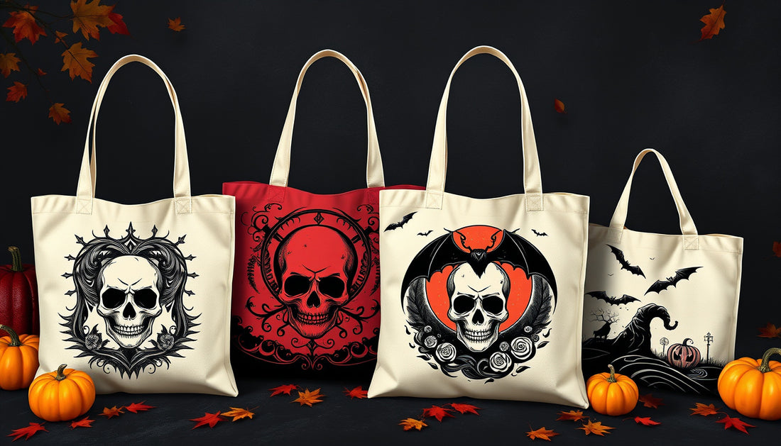 Embrace the Spooky Season Sustainably: Your Guide to Gothic Halloween Eco Totes