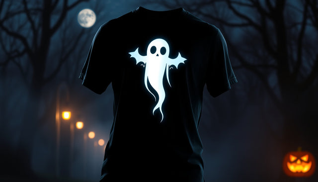 Unleash Your Inner Ghost: The Spooky Signal Organic Tech Tee for a Hauntingly Stylish Look