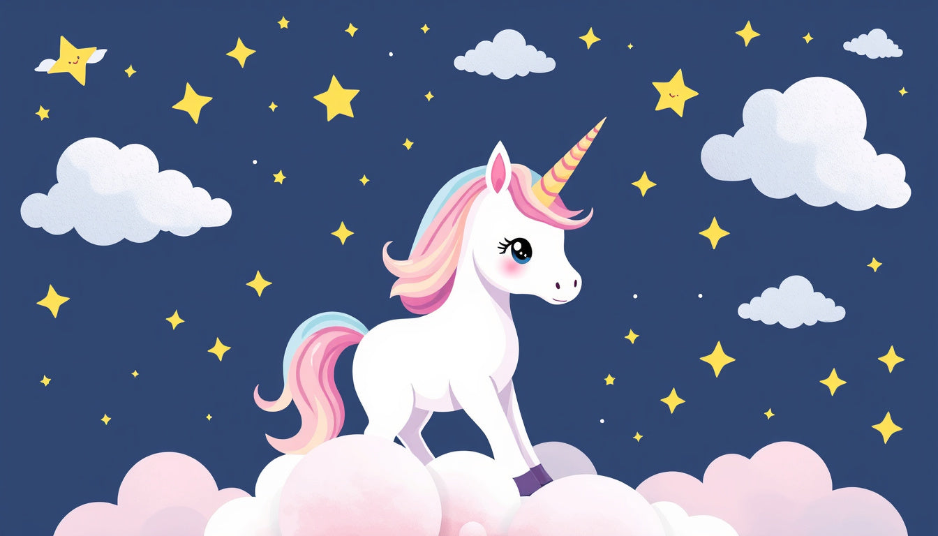 Don’t Miss Out! Discover the Enchanting Baby Unicorn Poster That's Redefining Nursery Aesthetics!