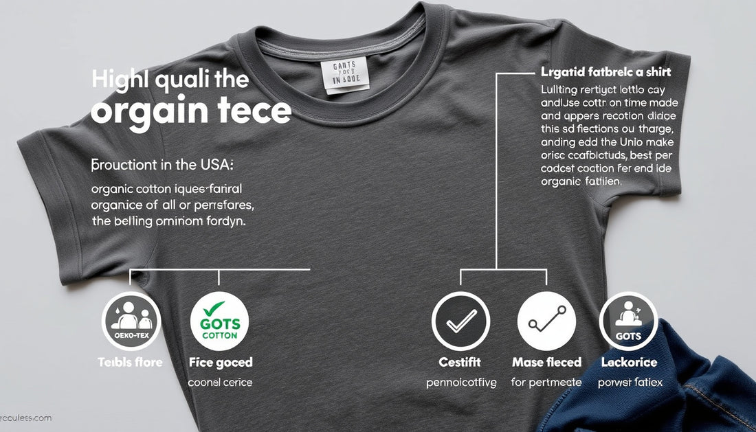 What to Look for in Organic Cotton T-Shirts Made in the USA: Understanding Certifications and Quality