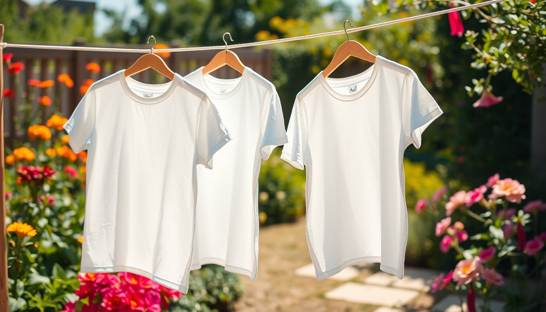Natural Ways to Freshen Up Cotton Tees