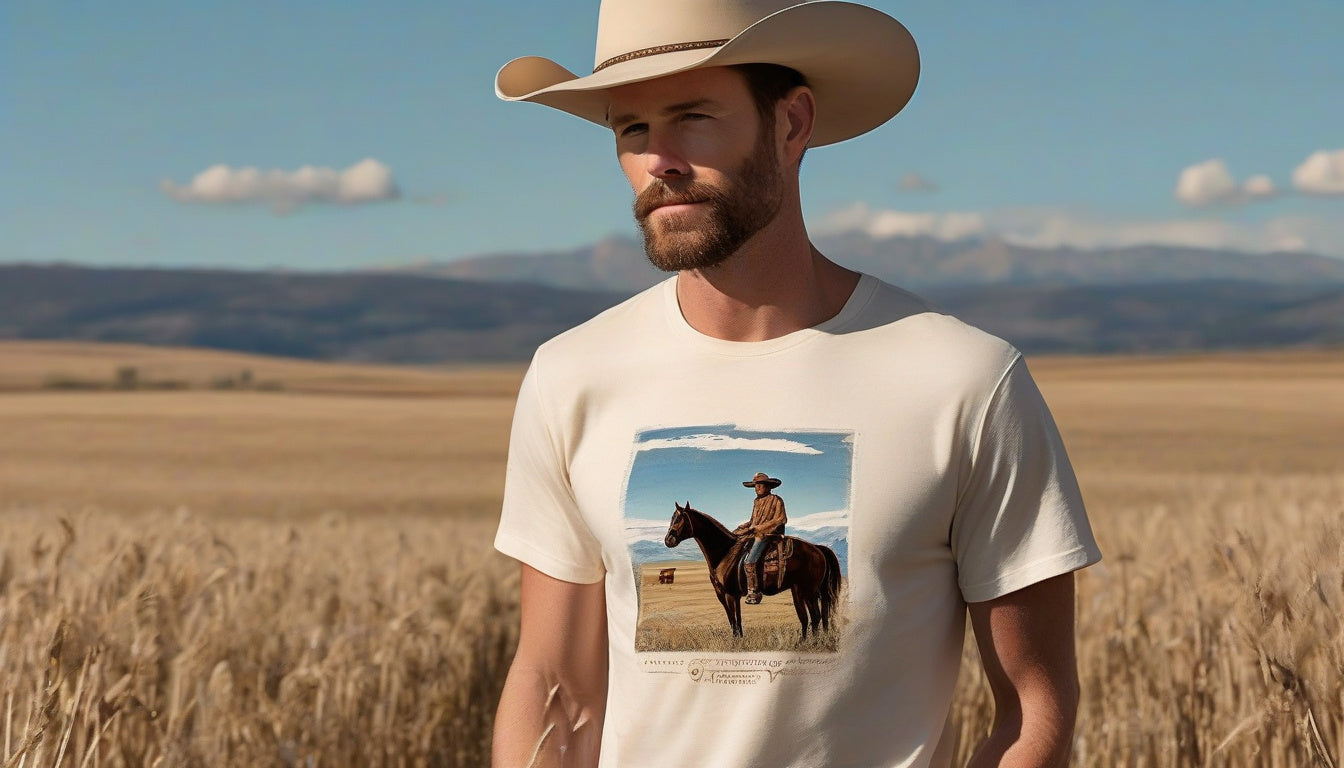 Discover the Comfort and Style of Organic Cotton Cowboy T-Shirts