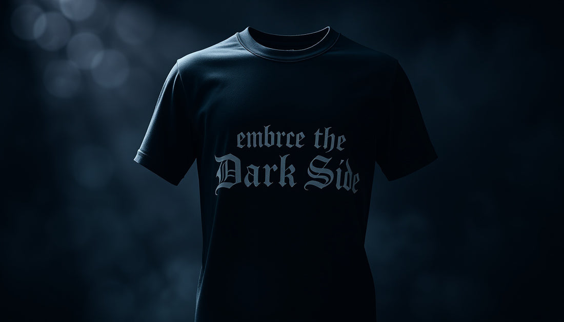 Embrace the Dark Side: Discover the All-New Latte Goth Sustainable Tee!