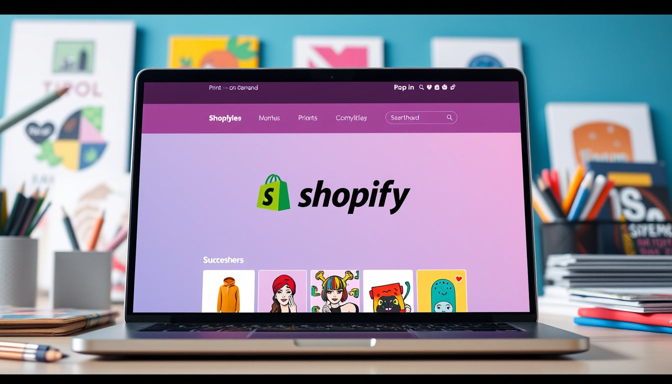 Discover the Hidden Strategies for Building a Lucrative Print on Demand Store with Shopify! 🌟💼