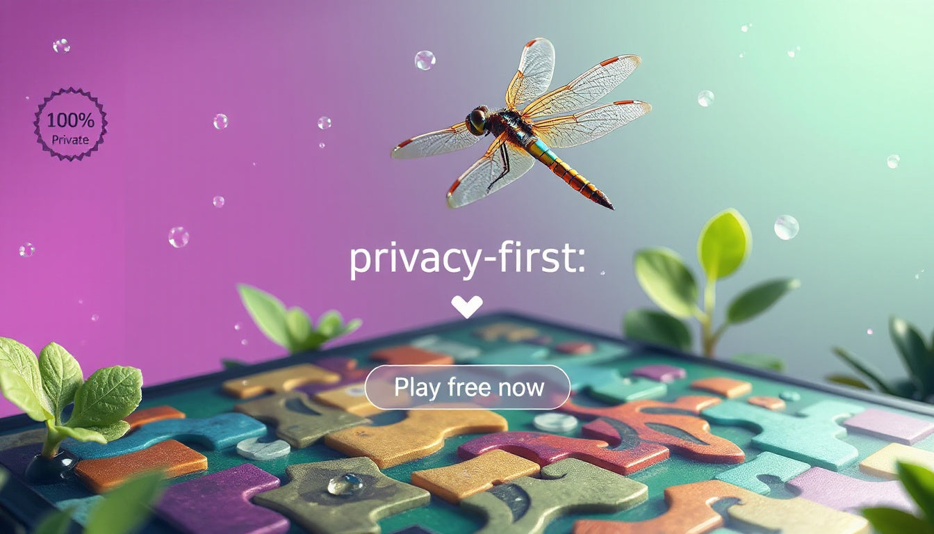 Dragonfly Crush: an ad-free browser puzzle game you can recommend