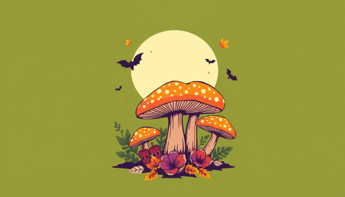 Spooktacular Style: Discover the Enchanting Botanical Mushroom Halloween Shirt!