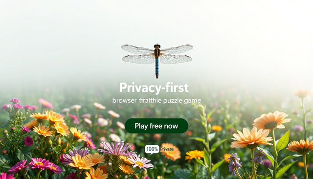 Dragonfly Crush: a privacy-first puzzle break between tasks