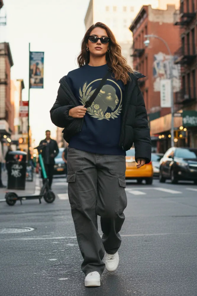 Post: Organic Buffalo Crest Sweatshirt