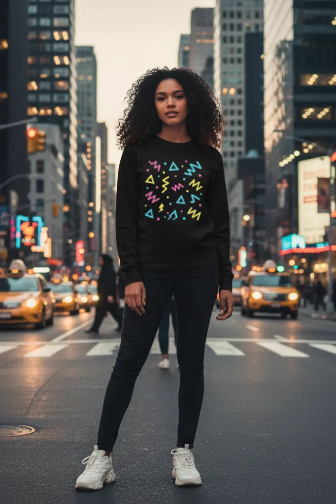 Retro Pop Geometry Sweatshirt: The Ultimate Guide to Y2K Style & Sustainable Comfort