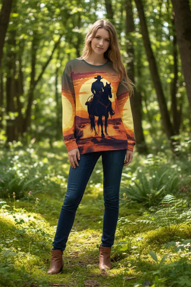 Desert Dusk Rider Sweatshirt Review: The Ultimate Guide to Sustainable All-Over Print Style