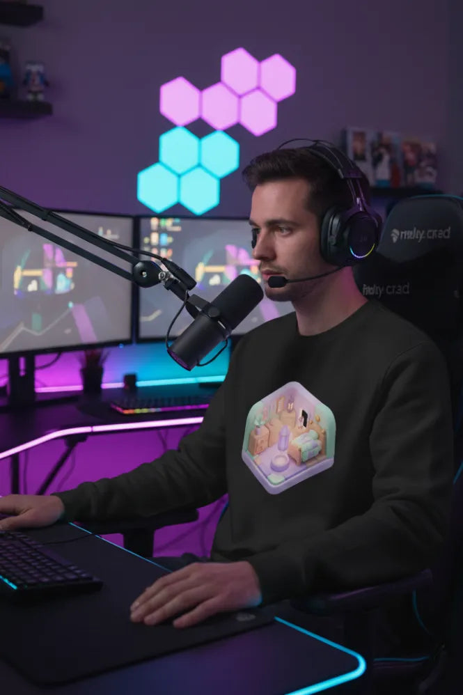 Cozy Gaming x Slow Fashion: The Cozy Gamer Haven Organic Sweatshirt