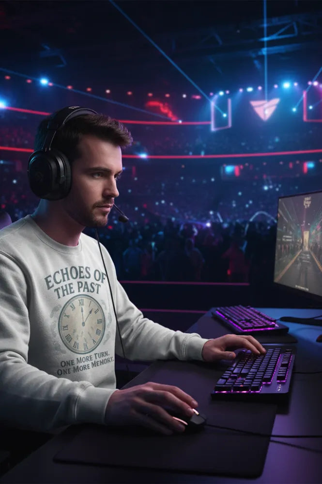 Echoes of the Past Organic Gamer Sweatshirt