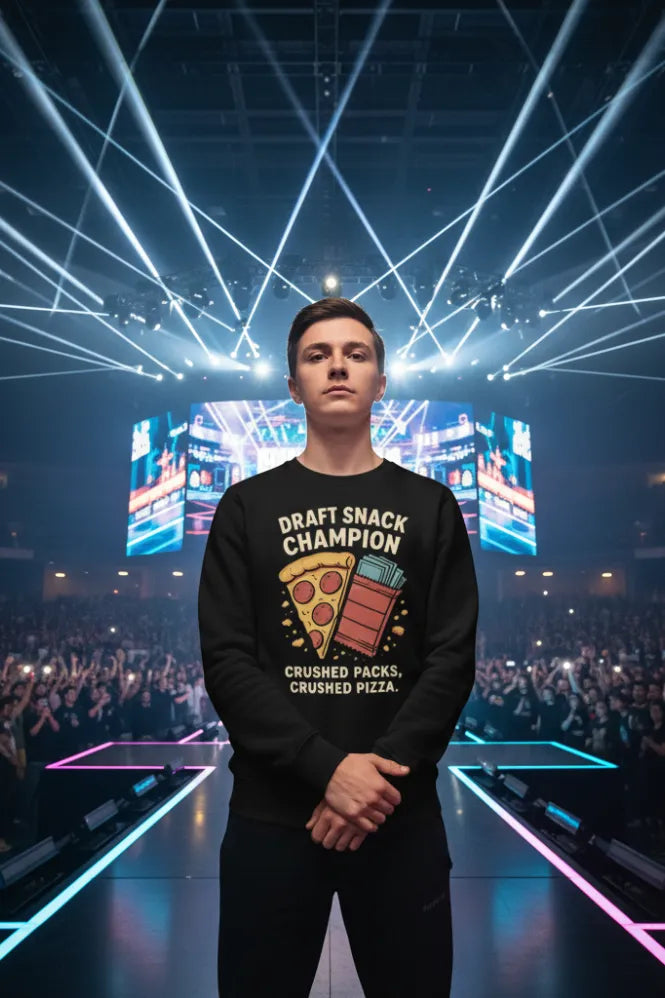 Draft Snack Champion: Sustainable Organic Gamer Sweatshirt