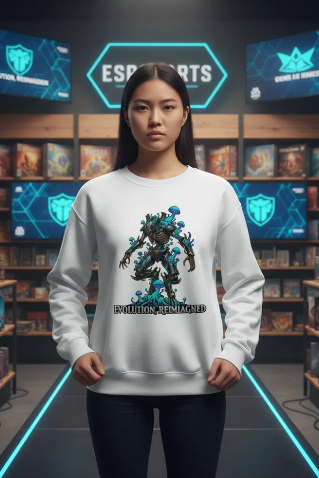 Evolution's Embrace The Bio Arcane Sweatshirt