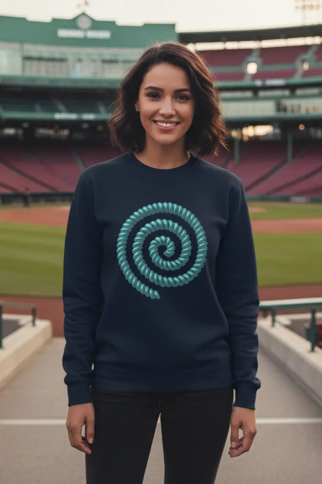 The Ultimate Guide: Organic Cotton Spiral Energy Sweatshirt – Retro Y2K, GOTS & Vegan Certified