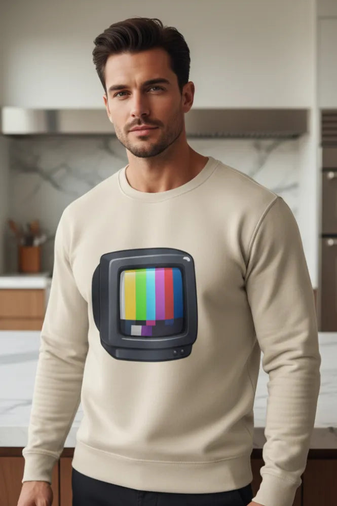 The Ultimate Guide: Organic Cotton Vintage TV Sweatshirt – Retro Style Meets Sustainable Comfort