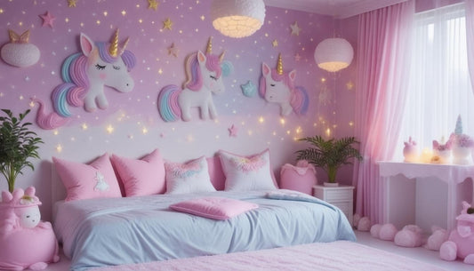 Transform Your Space with Pastel Unicorn Wall Accents: A Magical Touch for Any Room