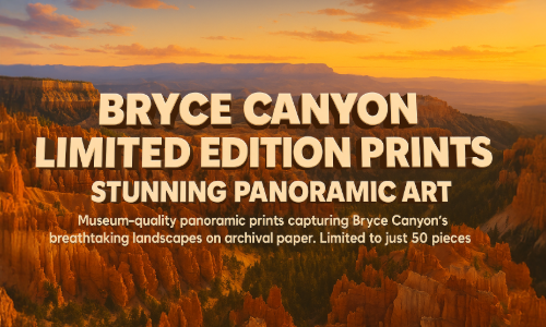 Bryce canyon. Limited edition prints | Stunning Panoramic Art