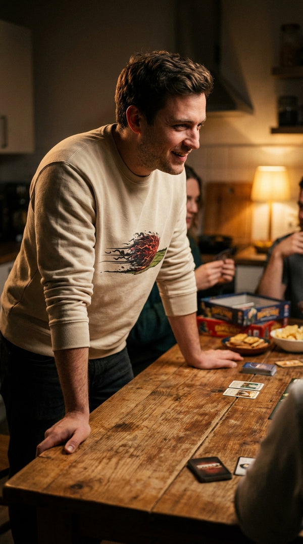 Turbo Spin Dash Organic Cotton Sweatshirt - Kitchen Table Casual (CCG) in Modern Kitchen - Mana Color Aesthetic