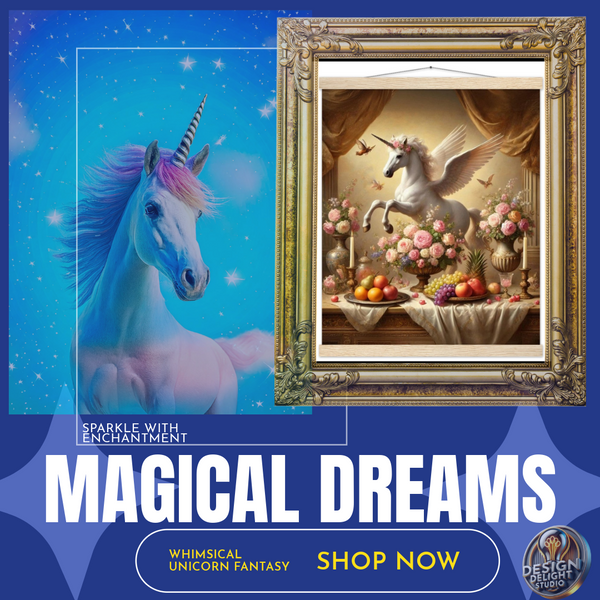 majestic unicorn fantasy poster today