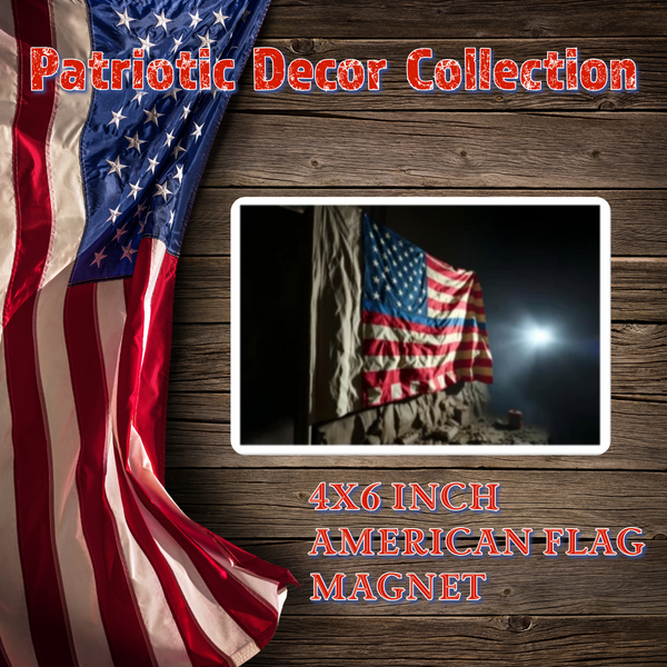 premium 4x6 american flag magnet