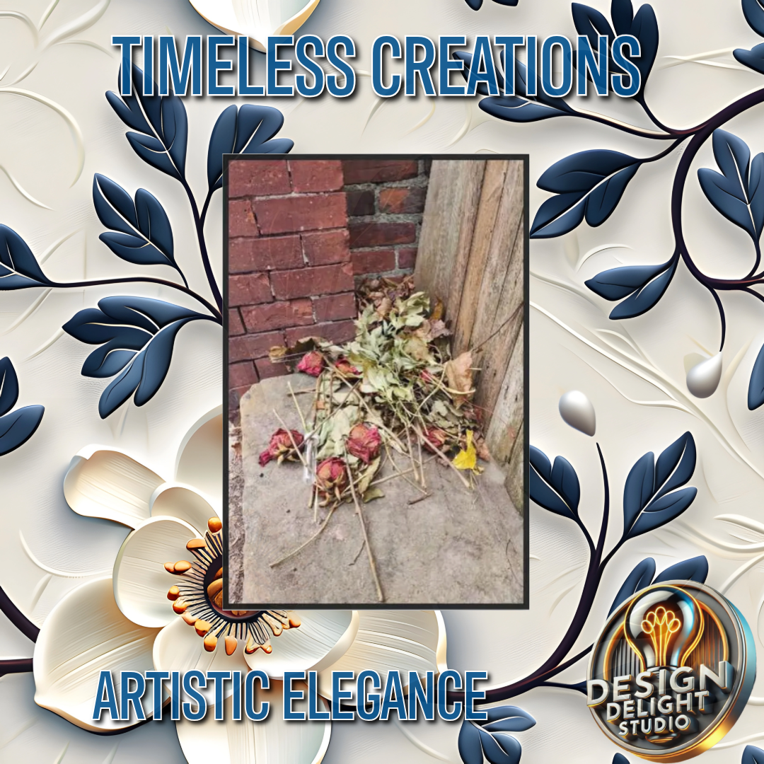 A charming rustic floral arrangement featuring delicate blossoms in a vintage-inspired setting. Perfect for adding warmth and elegance to any home decor.
