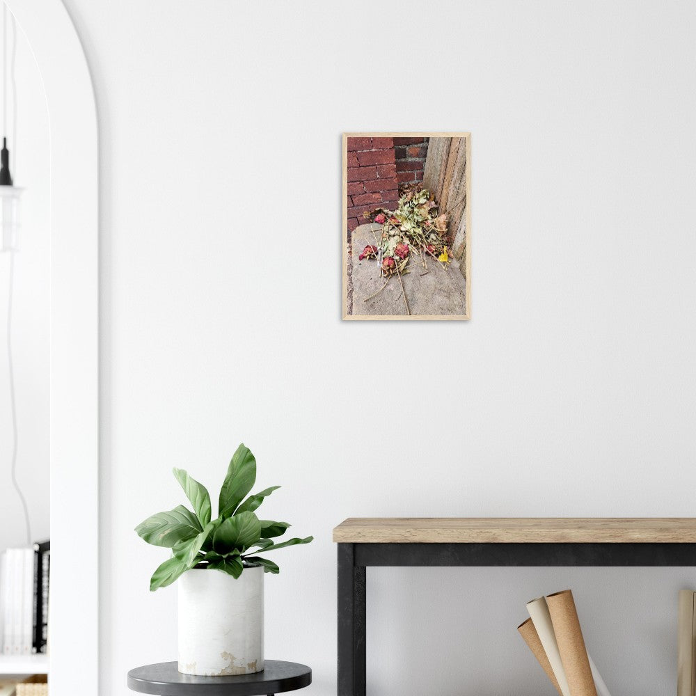 A charming rustic floral arrangement featuring delicate blossoms in a vintage-inspired setting. Perfect for adding warmth and elegance to any home decor.