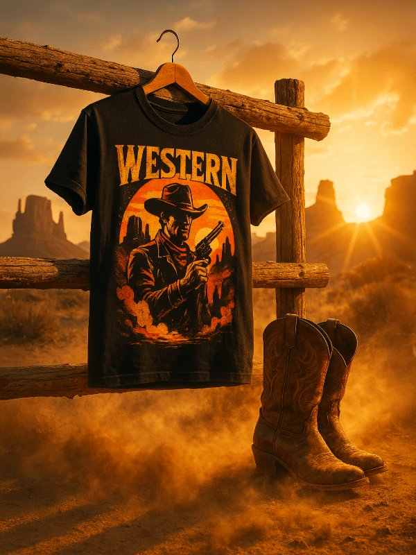 2025 Cowboy Tour Organic Cotton T-Shirt – Classic Western Country Music Tee - Design Delight Studio