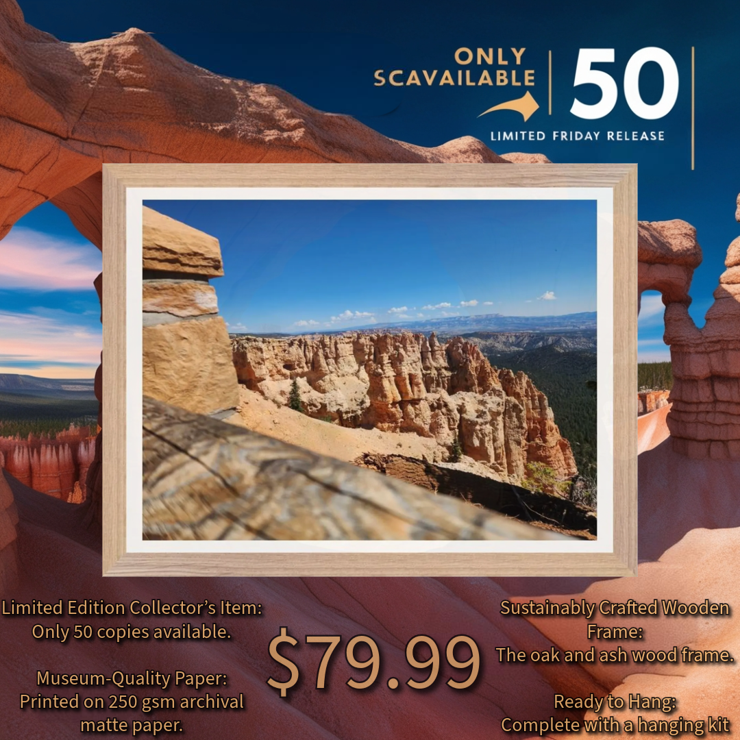 bryce canyon – limited edition panoramic overlook print