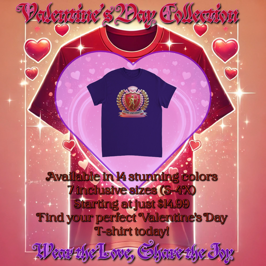 ¡Únete a Cupid University con esta divertida y elegante camiseta del Día de San Valentín!