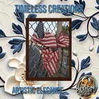 A distressed American flag art print symbolizing resilience and patriotism, perfect for adding a bold statement to your home or office decor.