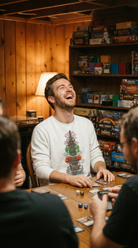 Steampunk Seasons Tower Organic Sweatshirt - Multiplayer Pod (Social) in Cozy Game Den - Mana Color Aesthetic