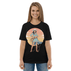 California Cowgirl Chic Organic Cotton T-Shirt - Design Delight Studio