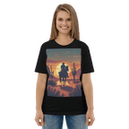 Desert Cowboy Silhouette T-Shirt - Organic Cotton Western Tee - Design Delight Studio