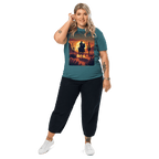 Desert Cowboy Silhouette T-Shirt - Organic Cotton Western Tee - Design Delight Studio