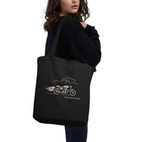 Haunt Your Route Cafe Racer Halloween Eco Tote Bag