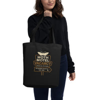 Moth Motel Neon Sign Halloween Eco Tote Bag