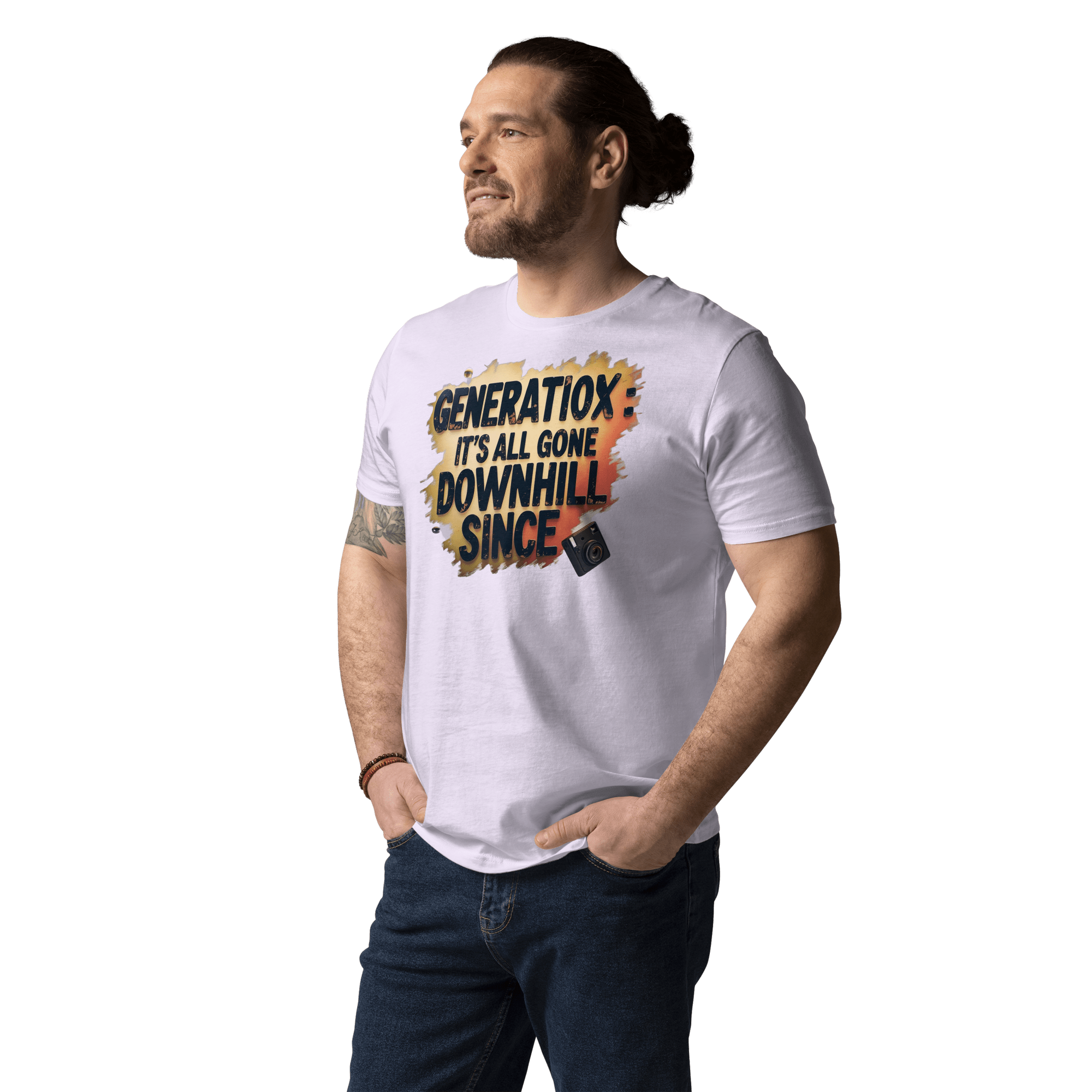 Embrace the Nostalgia (Responsibly) with Our Gen X Sarcasm Tee - Design Delight Studio