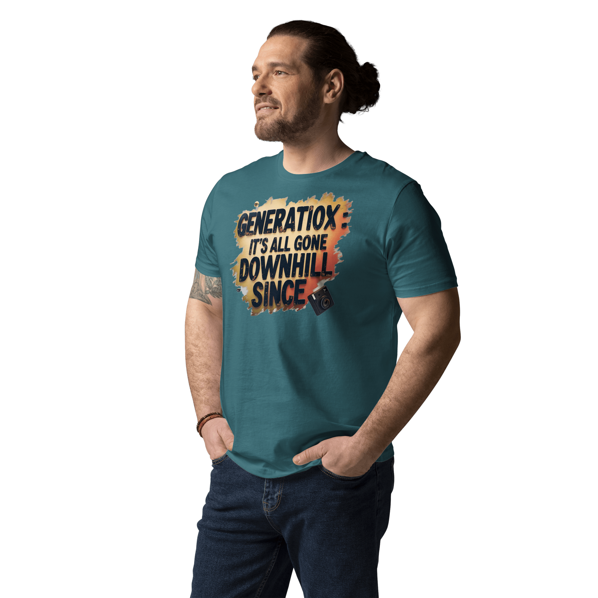 Embrace the Nostalgia (Responsibly) with Our Gen X Sarcasm Tee - Design Delight Studio