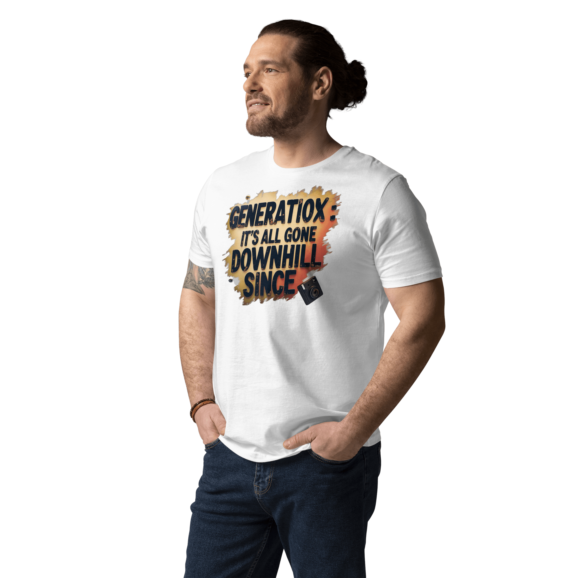 Embrace the Nostalgia (Responsibly) with Our Gen X Sarcasm Tee - Design Delight Studio